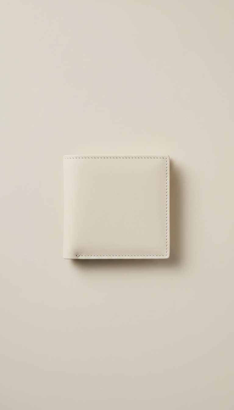 Ivory hide minimalist wallet