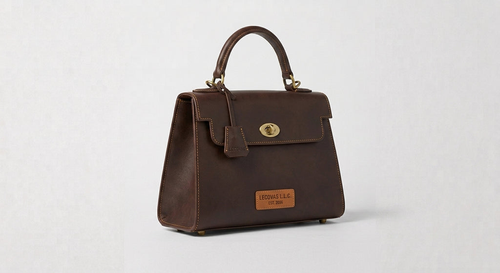 Classic Leather Top-Handle Handbag