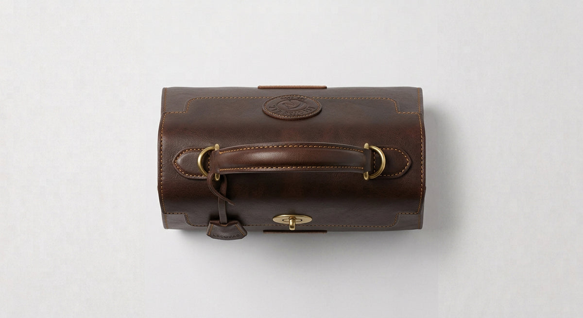 Classic Leather Top-Handle Handbag